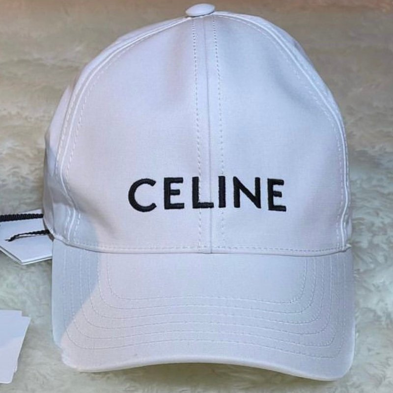 🚨 雙11最後倒數・今晚錯過等明年!【CELINE】經典品牌LOGO標誌棒球帽 白(下單前須先私訊)-2