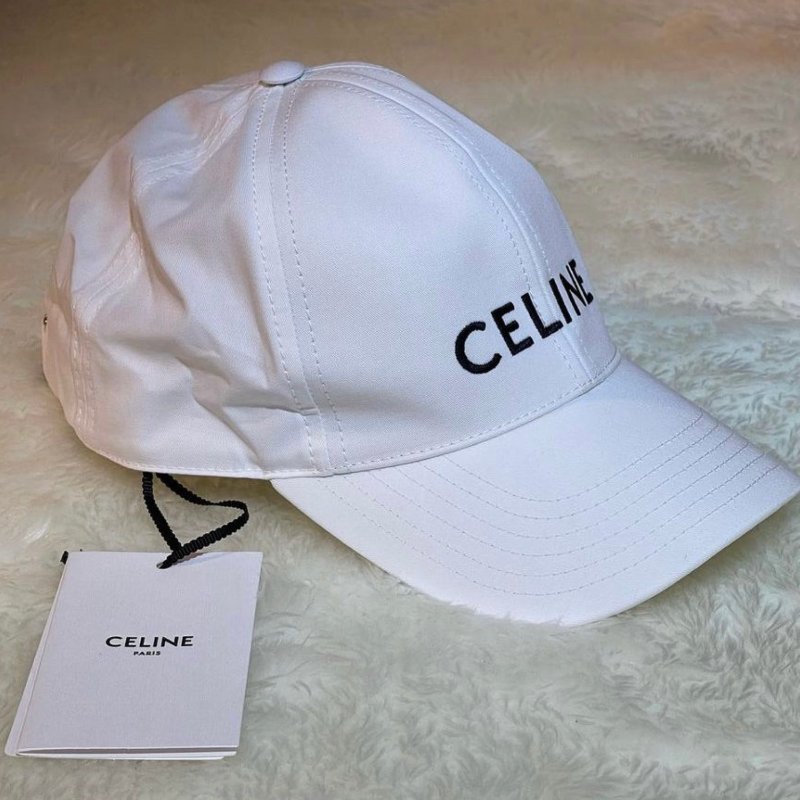 🚨 雙11最後倒數・今晚錯過等明年!【CELINE】經典品牌LOGO標誌棒球帽 白(下單前須先私訊)-4