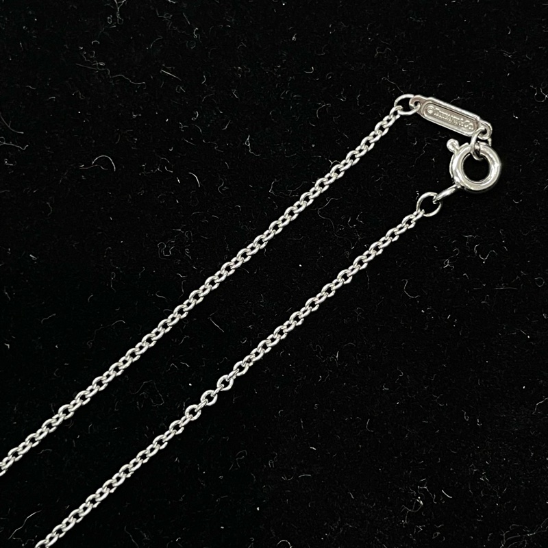 Tiffany & Co. T系列 18K白金鑲鑽雙T雙層手鏈 X828-3