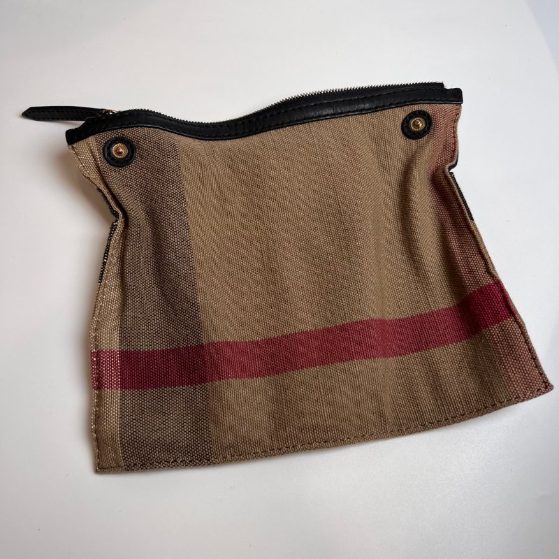 BURBERRY 帆布水桶包-7