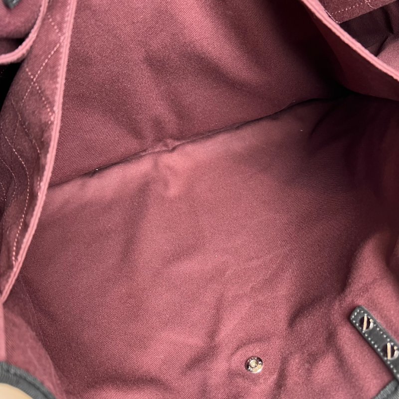 CHANEL 帆布托特包黑白 21開-5