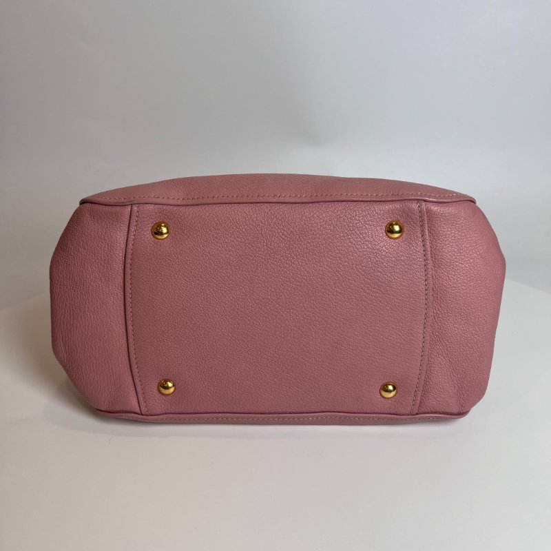 MIUMIU 粉牛皮兩用包-4