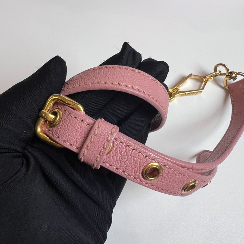 MIUMIU 粉牛皮兩用包-8