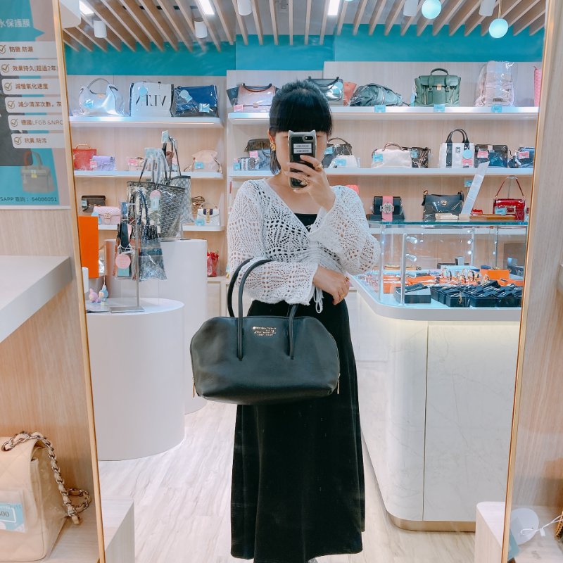 MS0355 Marc Jacobs 馬克·雅各布斯 保齡球包 黑金 手提 腋下 The Duet Mini Satchel Calfskin Black x GHW-21