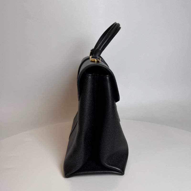 LV 黑鎖頭翻蓋側肩包-3