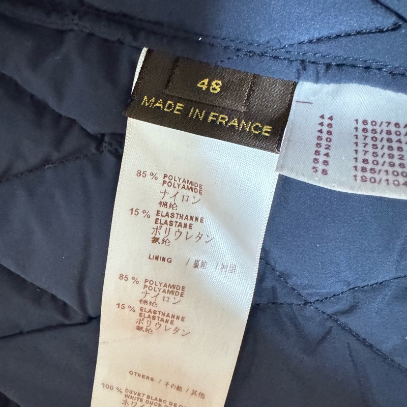 Louis Vuitton 羽絨背心,深藍馮衍背心-13