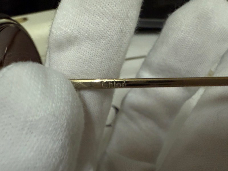 Chloe經典咖啡圓墨鏡-7