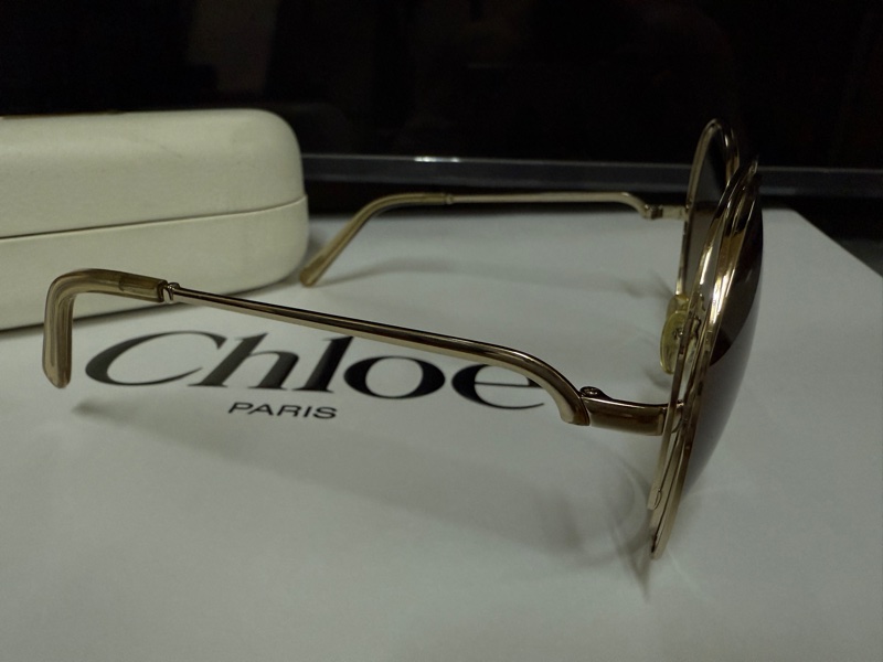 Chloe經典咖啡圓墨鏡-14
