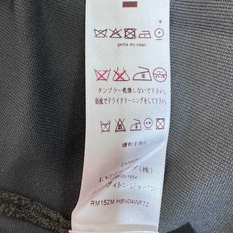 Louis Vuitton 連帽長袖外套 深藍絲混羊毛˙-15