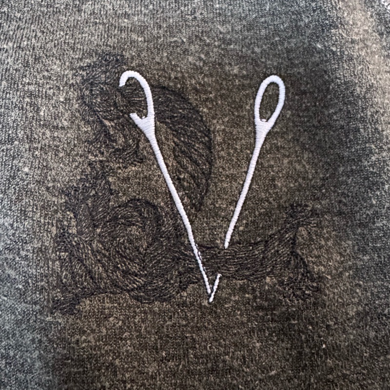 Louis Vuitton 連帽長袖外套 深藍絲混羊毛˙-25