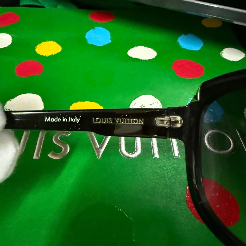 LOUIS VUITTON 黑色閃光醋酸纖維鏡框 Hortensia 太陽眼鏡  盒裝-8