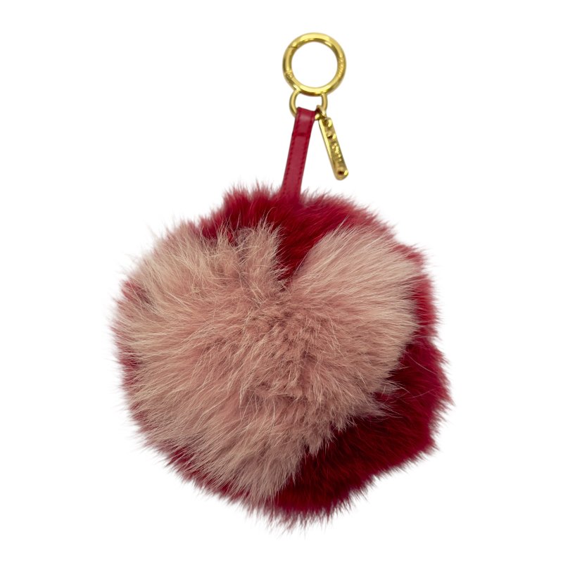 FENDI 愛心🩷 毛毛球 掛飾-1