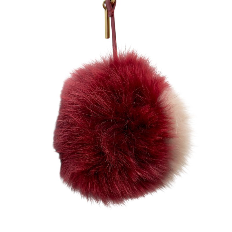 FENDI 愛心🩷 毛毛球 掛飾-3