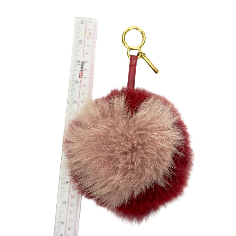 FENDI 愛心🩷 毛毛球 掛飾-9