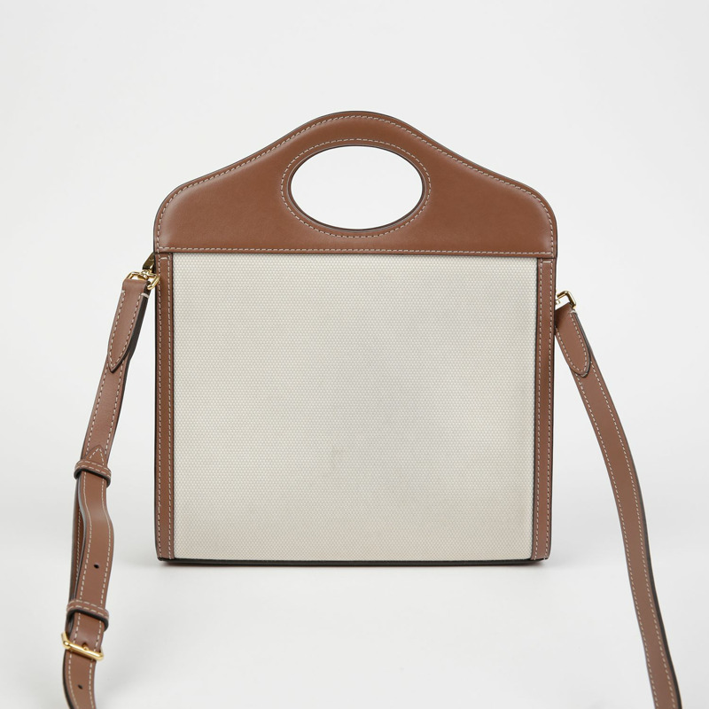 BURBERRY 口袋迷你托特單肩包 8031746-1