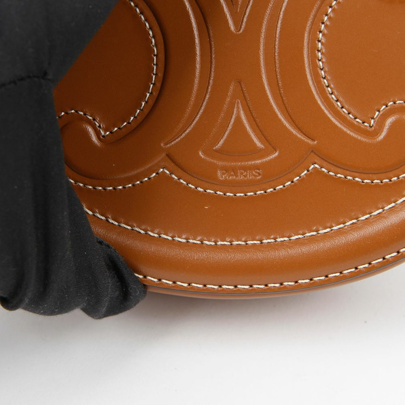 CELINE 10I703DPQ Triope 橢圓形斜背包-3