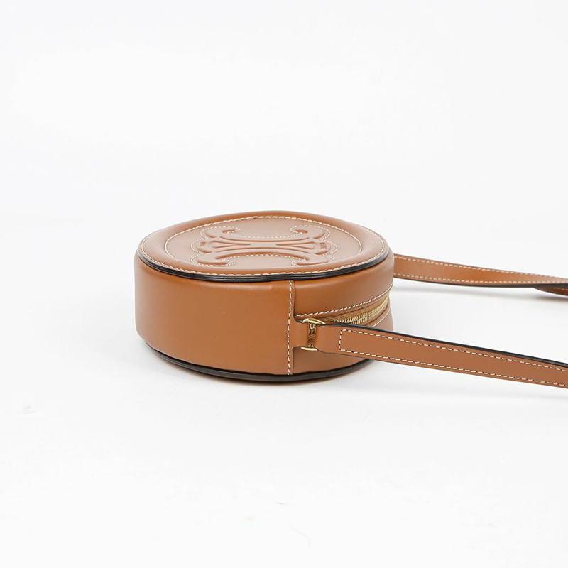 CELINE 10I703DPQ Triope 橢圓形斜背包-5