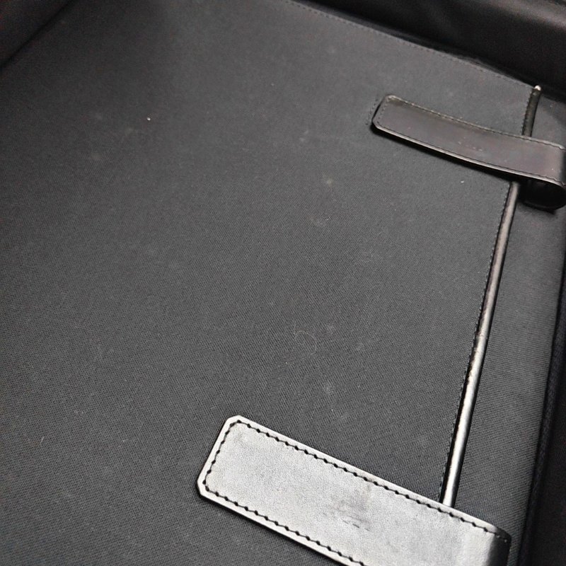 LOUIS VUITTON STEEVE 電腦公事包 灰色塗層帆布棋盤格肩背包手提包斜背包 銀色五金 可拆卸肩帶-12