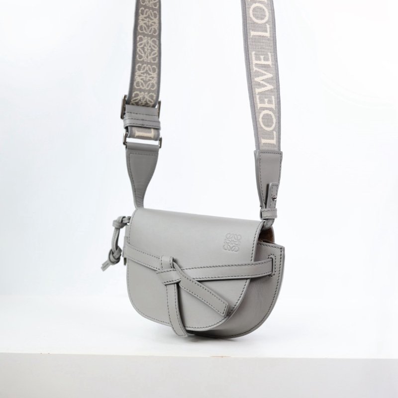 二手Loewe gate mini 珍珠灰-1