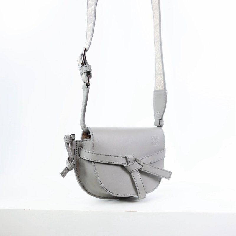 二手Loewe gate mini 珍珠灰-2