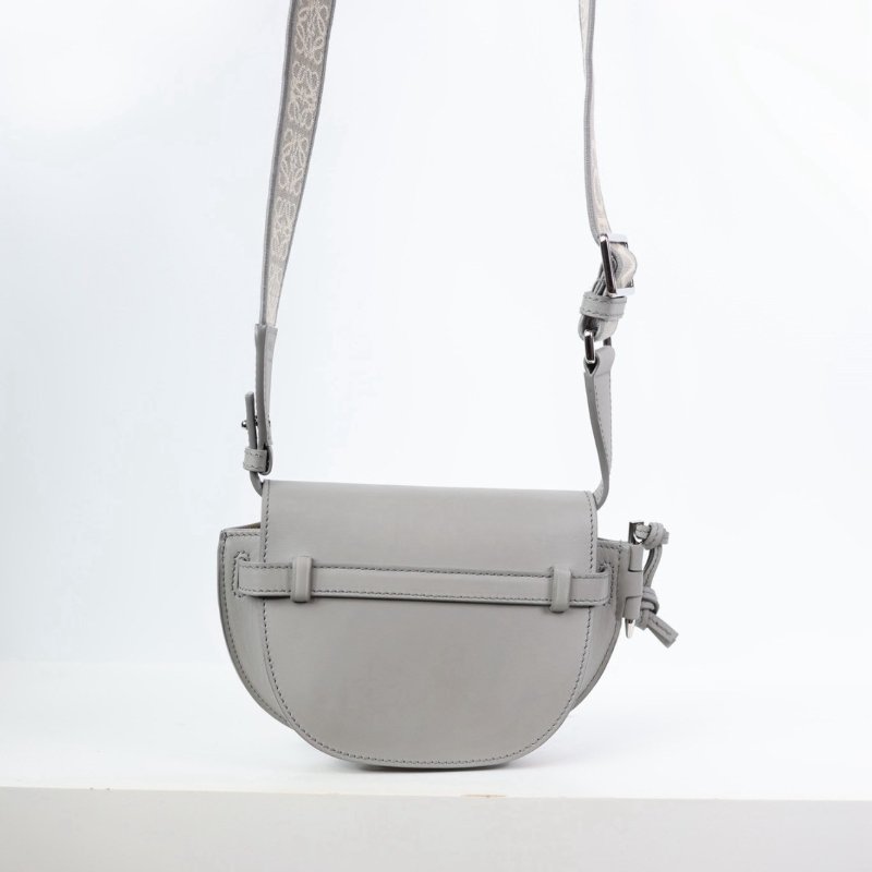 二手Loewe gate mini 珍珠灰-3