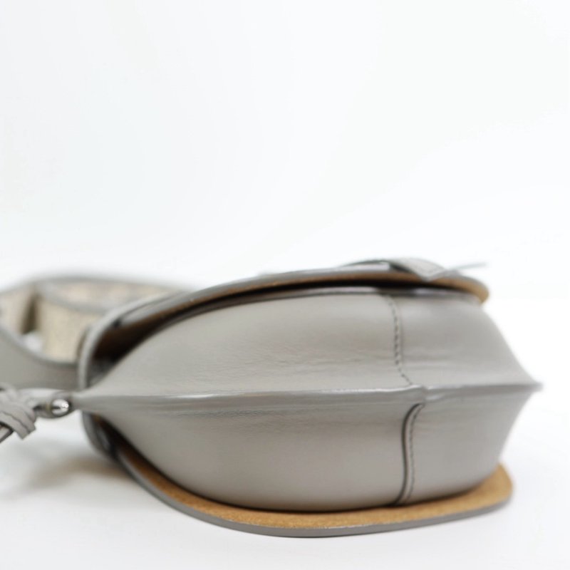 二手Loewe gate mini 珍珠灰-11