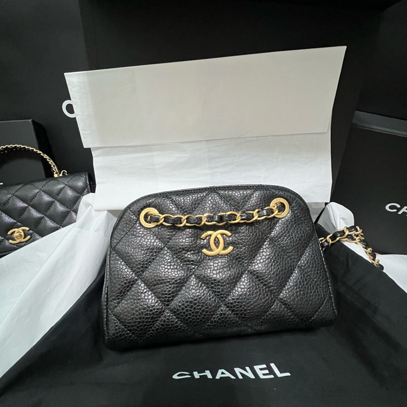 Chanel 24k 小型保齡球包-4