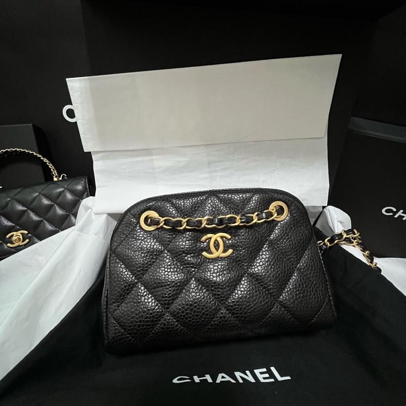 Chanel 24k 小型保齡球包-8