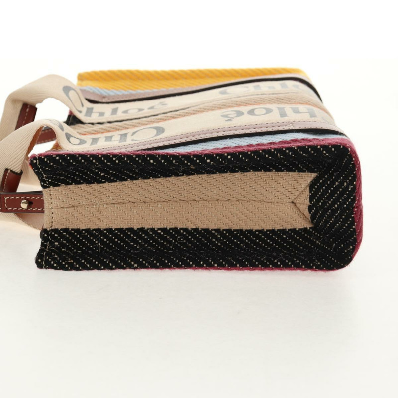 【日本直送】Chloe Woody 小號手袋 帆布 2 款 米色 正品 am9182M-2