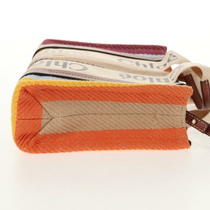 【日本直送】Chloe Woody 小號手袋 帆布 2 款 米色 正品 am9182M-3