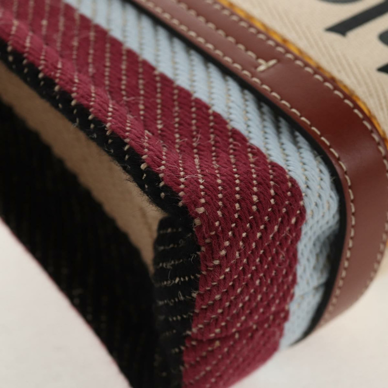 【日本直送】Chloe Woody 小號手袋 帆布 2 款 米色 正品 am9182M-15