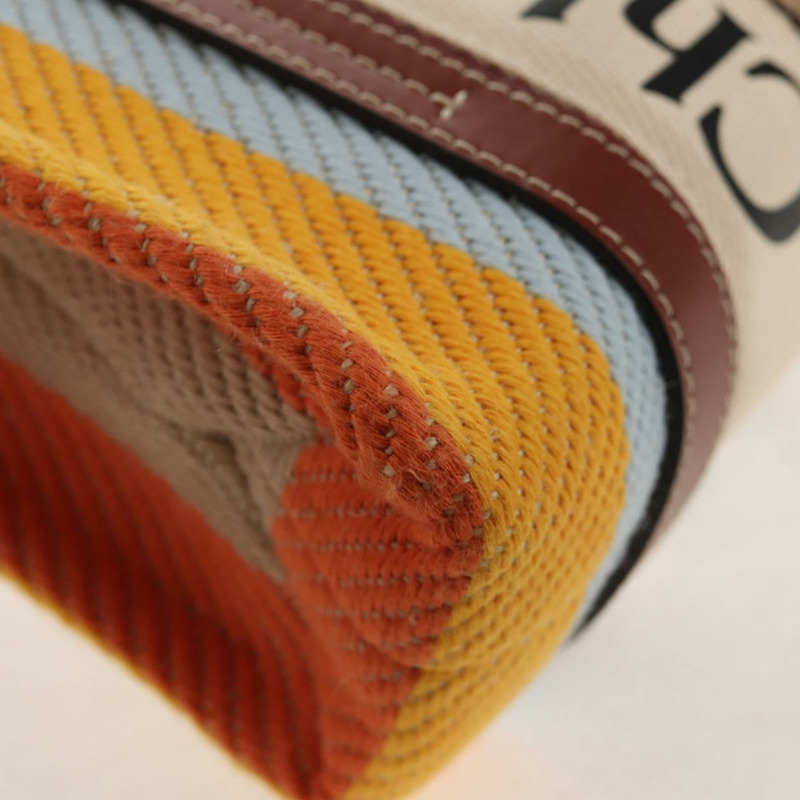 【日本直送】Chloe Woody 小號手袋 帆布 2 款 米色 正品 am9182M-17