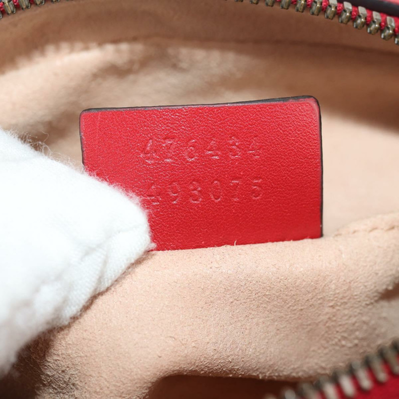 【日本直送】GUCCI GG Marmont 腰包 皮革 紅金色 476434 正品 146076V-10