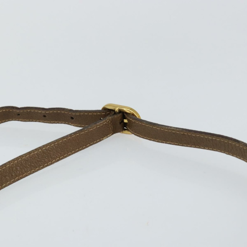 【日本直送】GUCCI GG帆布織帶雪莉線單肩包 PVC皮革 米色 紅色 正品 146142-7