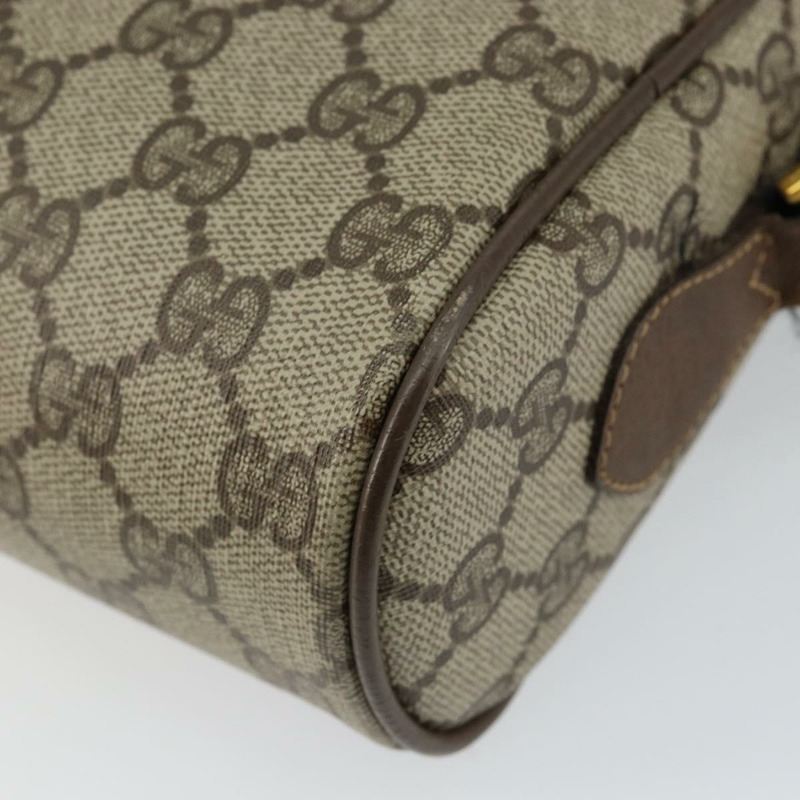 【日本直送】GUCCI GG帆布織帶雪莉線單肩包 PVC皮革 米色 紅色 正品 146142-14