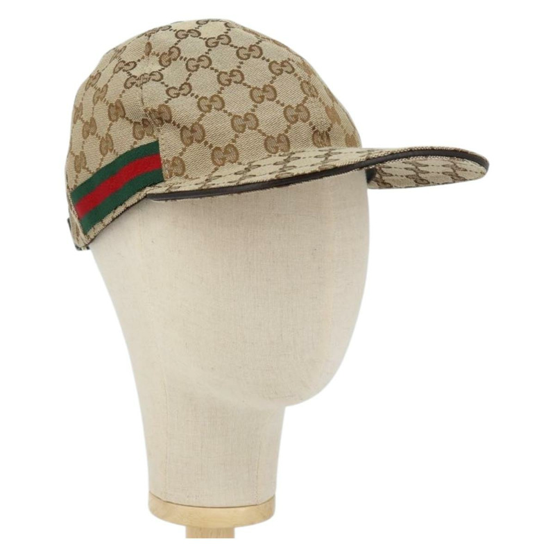 【日本直送】GUCCI GG帆布棒球帽 M 米色 紅色 綠色 200035 正品 am9353-0