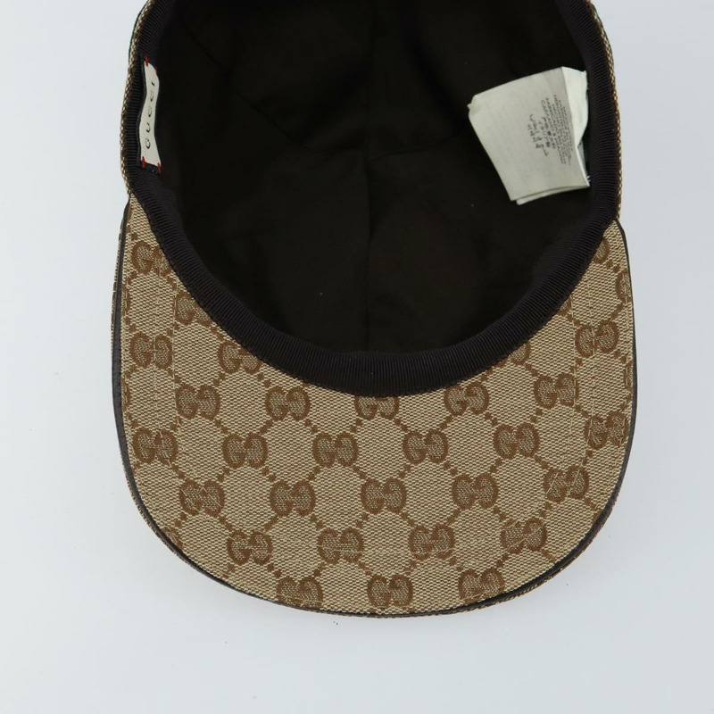 【日本直送】GUCCI GG帆布棒球帽 M 米色 紅色 綠色 200035 正品 am9353-6