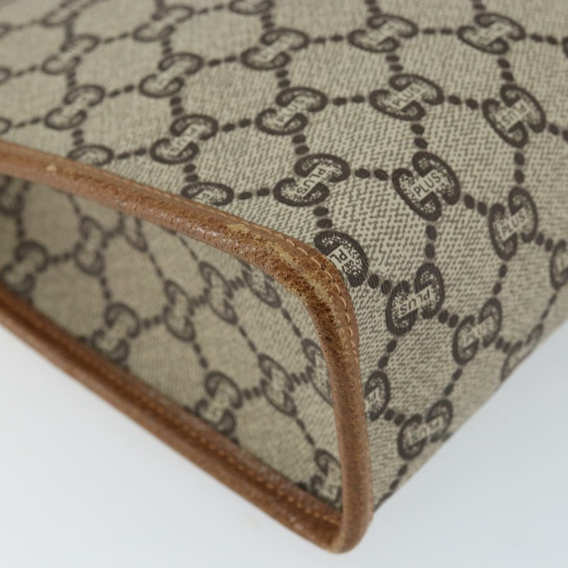 【日本直送】GUCCI GG Plus Supreme 手拿包 PVC 米金色 正品 ep11196-13