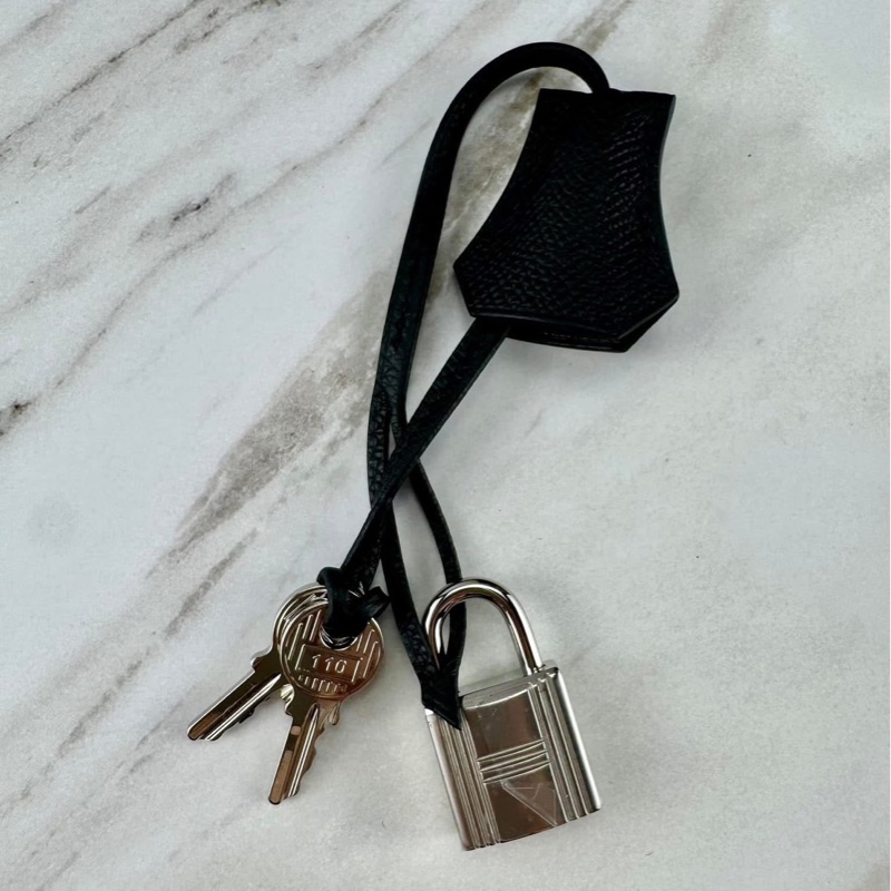 Birkin 30  Epsom   Noir 黑色銀釦 柏金包-10