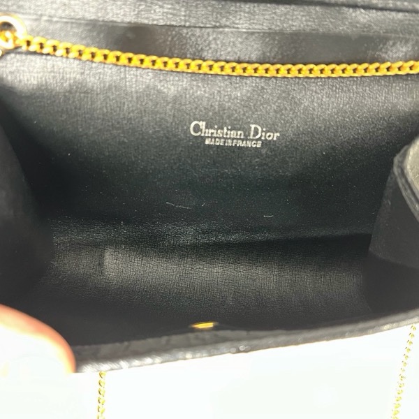 Dior迪奧黑色蜂巢鏈條包-11