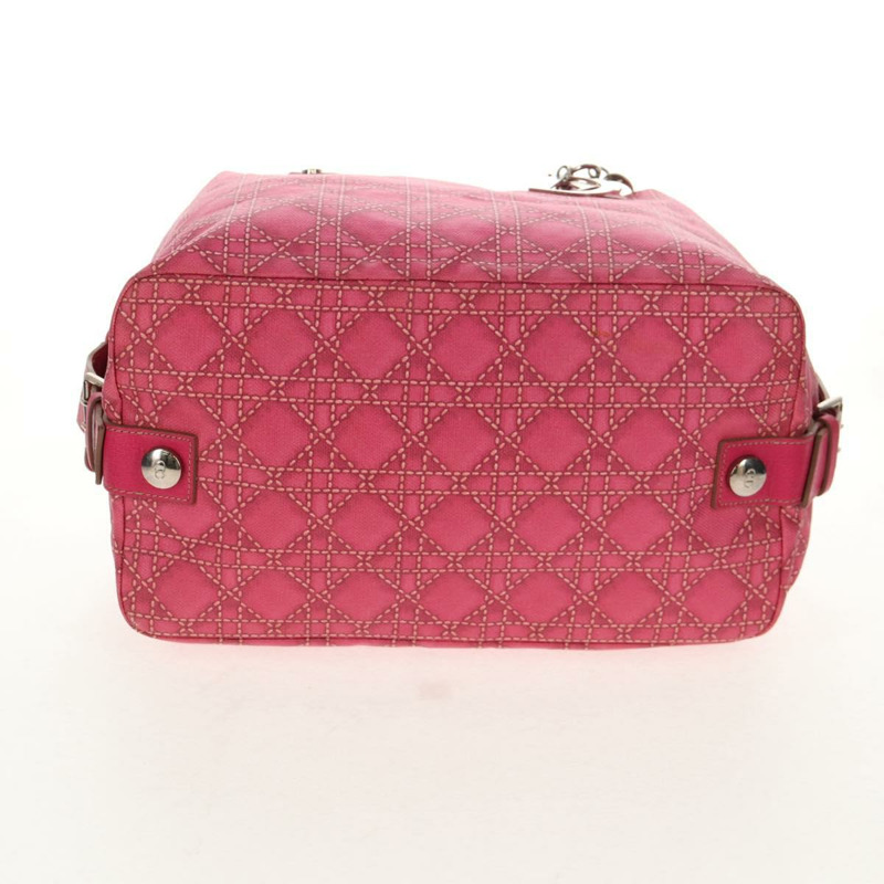 【日本直送】Christian Dior 波士頓包 PVC 粉紅銀色 正品 146341V-4