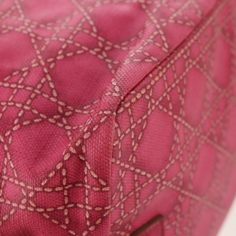 【日本直送】Christian Dior 波士頓包 PVC 粉紅銀色 正品 146341V-16