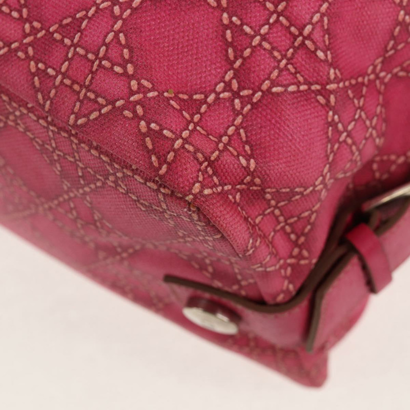 【日本直送】Christian Dior 波士頓包 PVC 粉紅銀色 正品 146341V-17