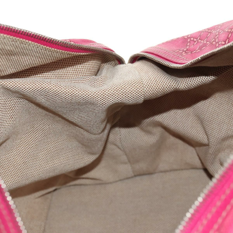 【日本直送】Christian Dior 波士頓包 PVC 粉紅銀色 正品 146341V-21