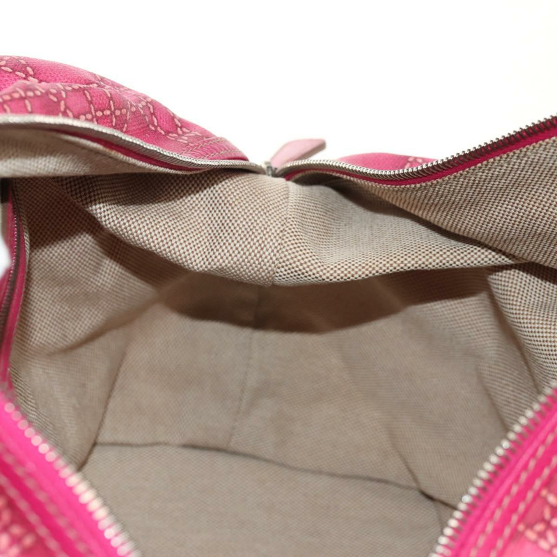 【日本直送】Christian Dior 波士頓包 PVC 粉紅銀色 正品 146341V-22