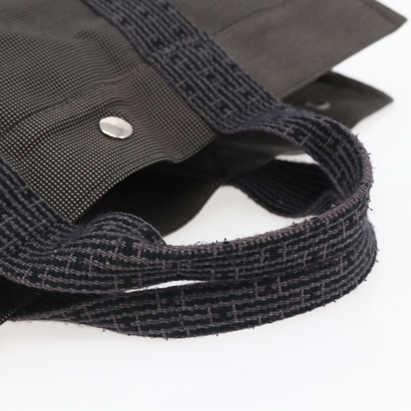 【日本直送】愛馬仕 Her Line MM 手提包 帆布 灰色 正品 th6408-6