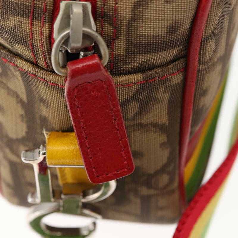 【日本直送】Christian Dior Trotter 帆布單肩包 PVC 棕色 Rasta 顏色 正品 ep11225-7