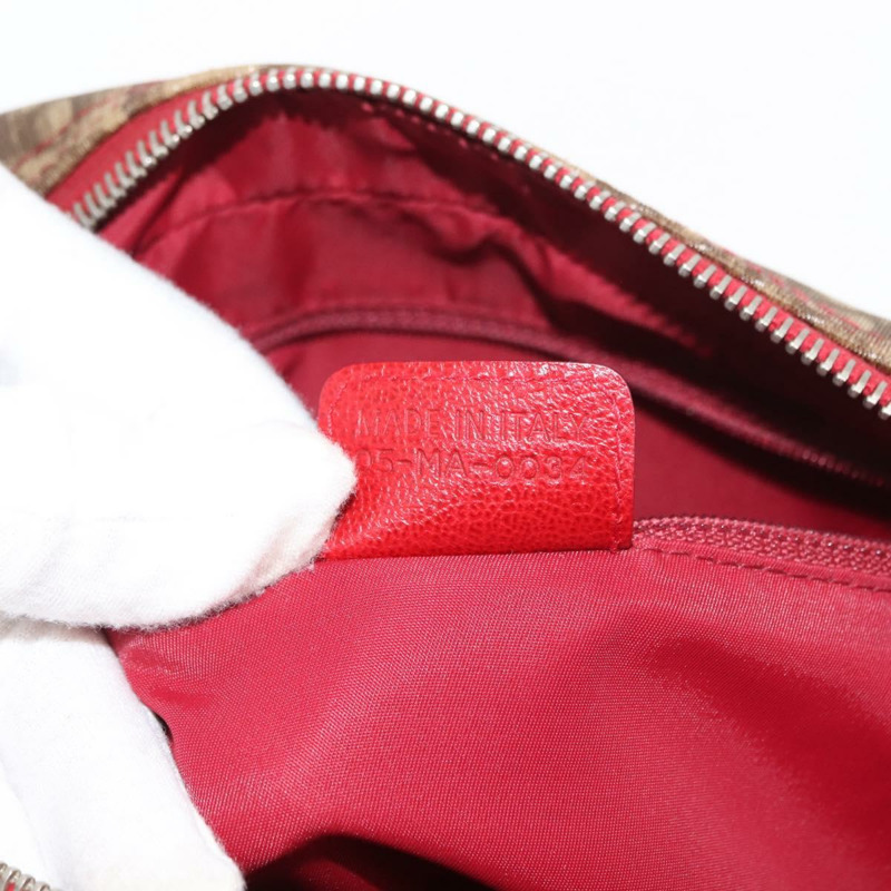 【日本直送】Christian Dior Trotter 帆布單肩包 PVC 棕色 Rasta 顏色 正品 ep11225-11