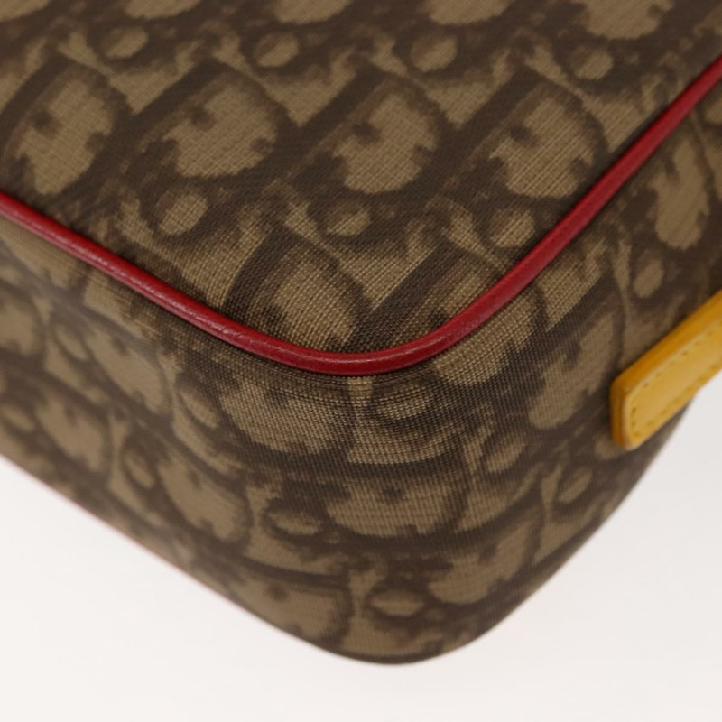 【日本直送】Christian Dior Trotter 帆布單肩包 PVC 棕色 Rasta 顏色 正品 ep11225-17