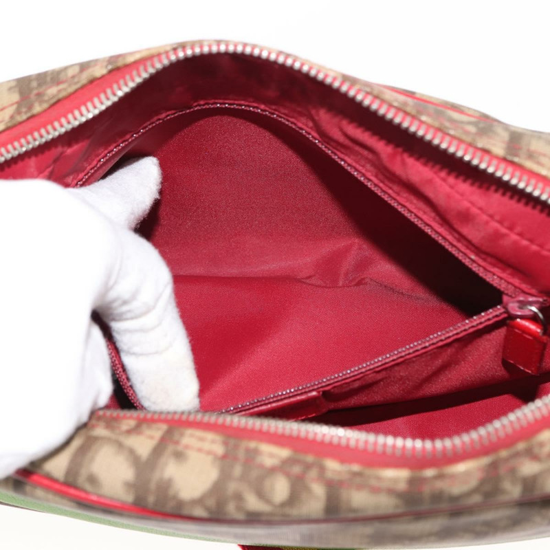 【日本直送】Christian Dior Trotter 帆布單肩包 PVC 棕色 Rasta 顏色 正品 ep11225-22